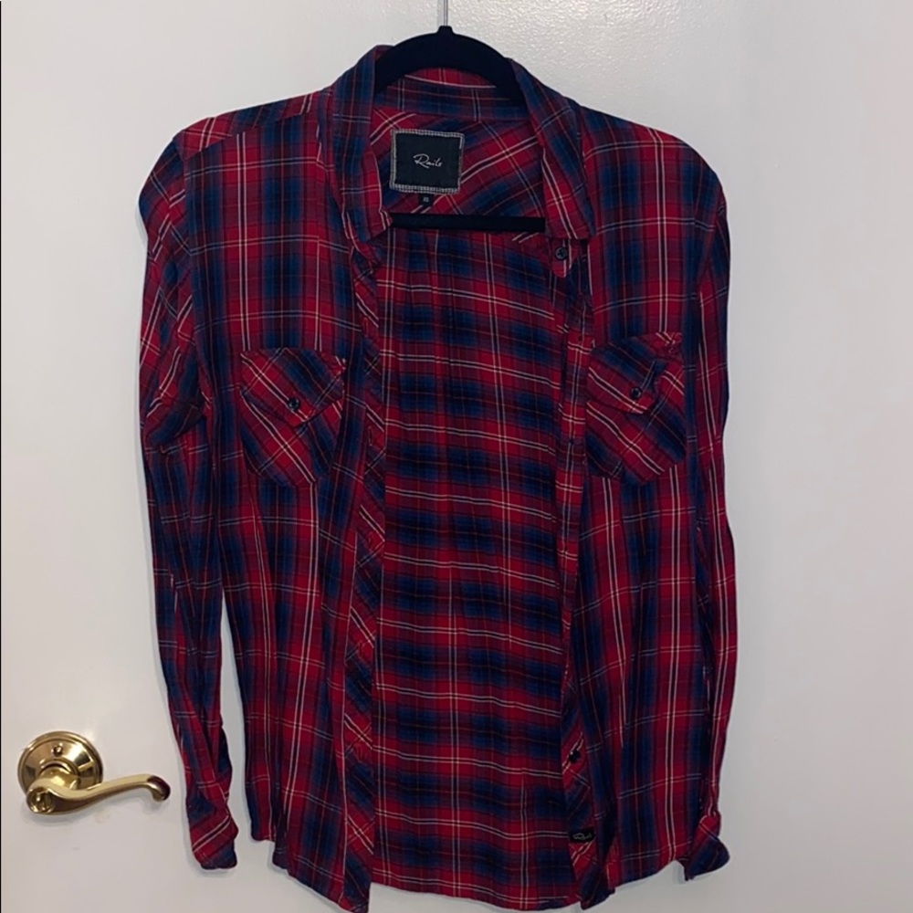 Rails button down